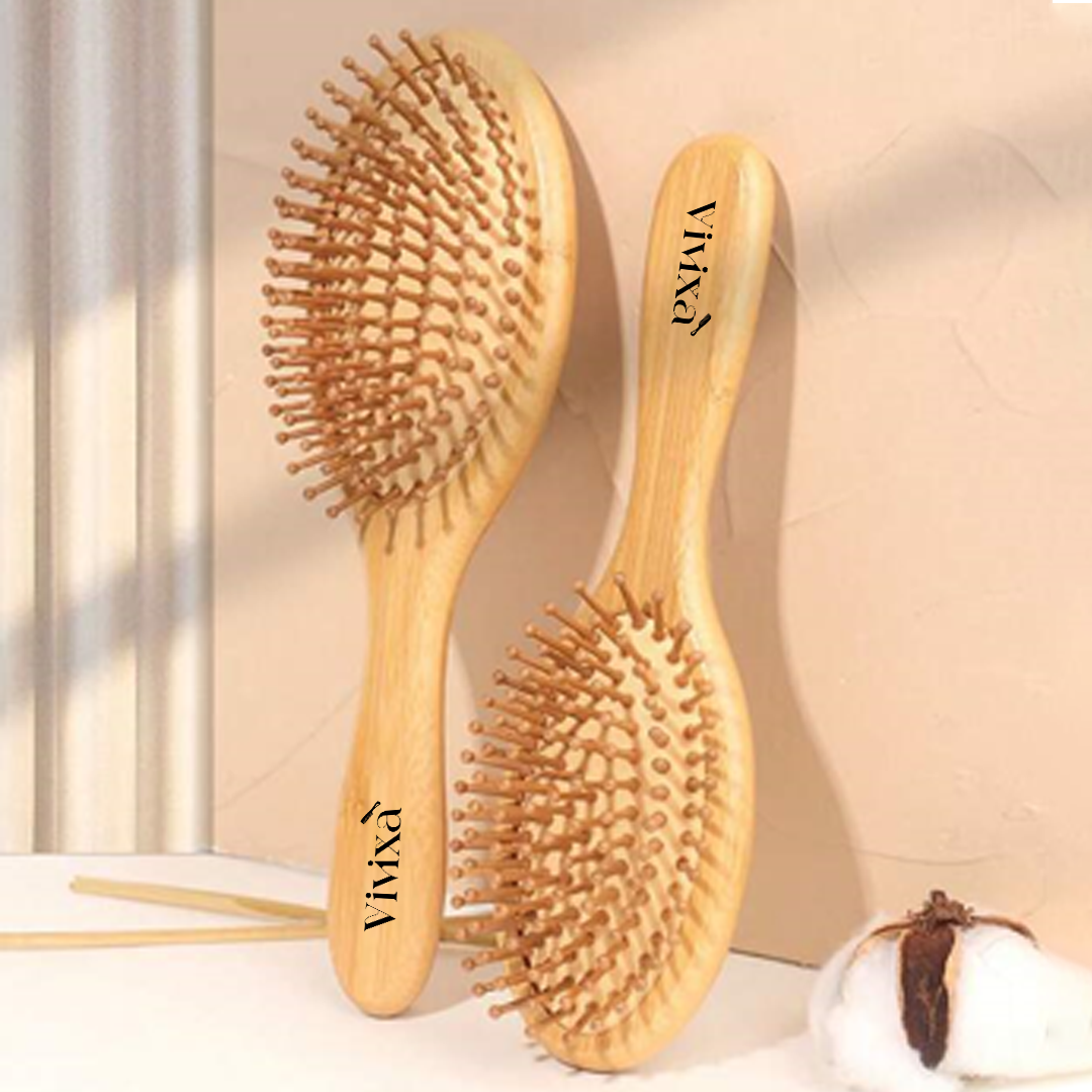 Wooden Wide Bristle Brush